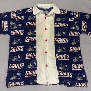 NY Giants Button-Up Shirt, Sz M